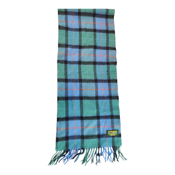Ingles Buchan scarf 100% Lambswool tartan made is Scotland plaid fringe - Picture 1 of 4